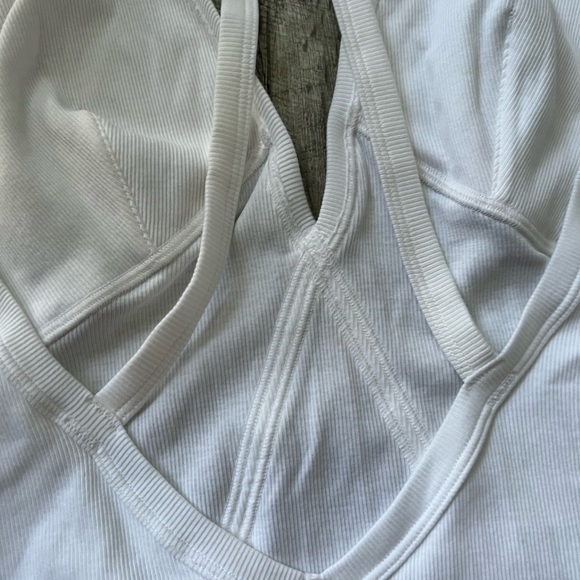 CALVIN KLEIN 205W39NYC White Panelled Bodysuit- NEW - Picture 13 of 15